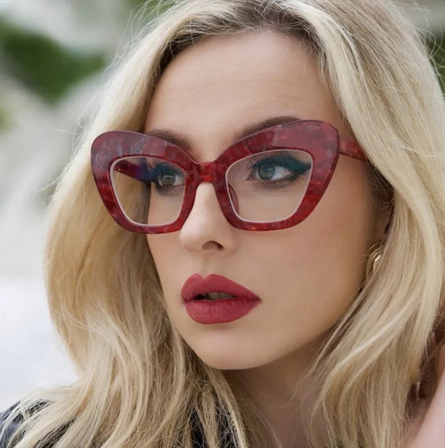 Anti Blue Light Cat Eye Women Glasse Retro Designer Sunglasses